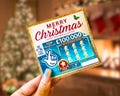 Christmas scratch card HOLDER  scratch to reveal christmas scratchcard christmas nice scratch card christmas nice list Santa elf arrival SCH