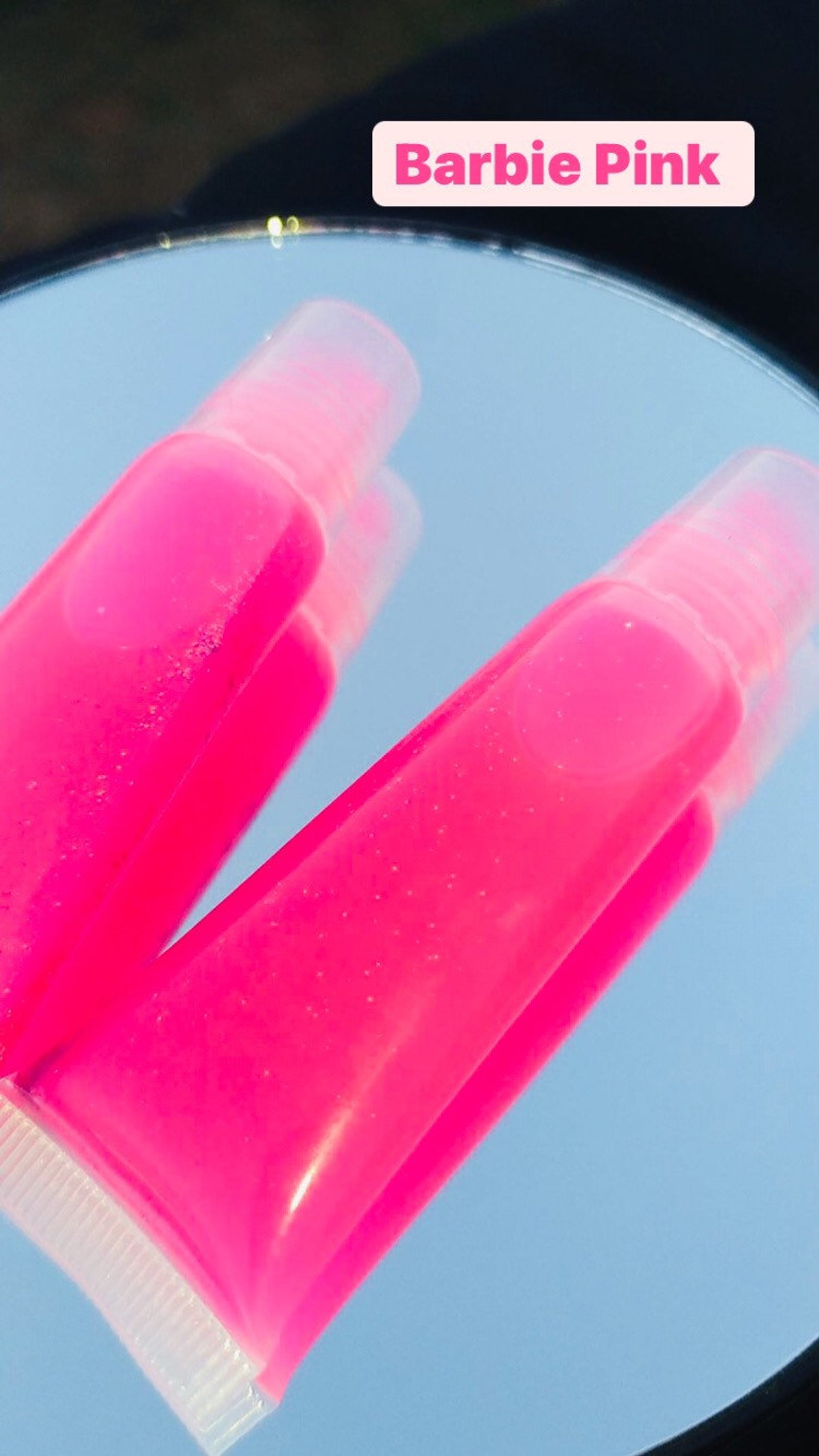 Barbie Pink lip gloss | Etsy