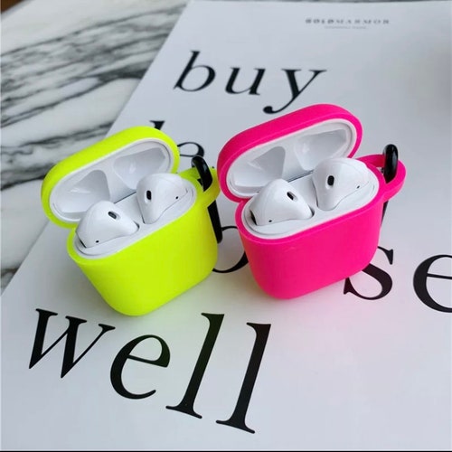 Bright Neon Green Airpods Pro Airpods 2/1 Case Shockproof | Etsy Australia