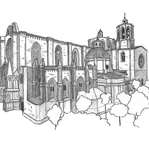 Custom illustration of your home or favorite spot / Dibujo personalizado de tu hogar o lugar favorito