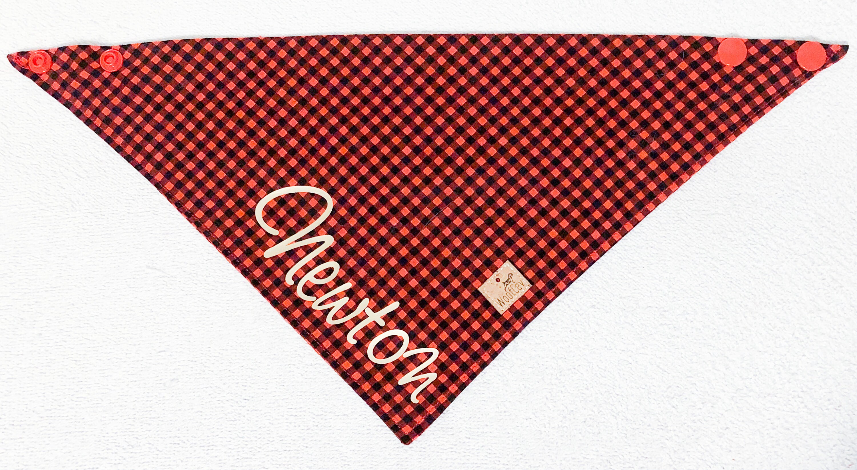 Muskatnuss plaid personalisierte Hund Bandana rosa tan weiß Etsy