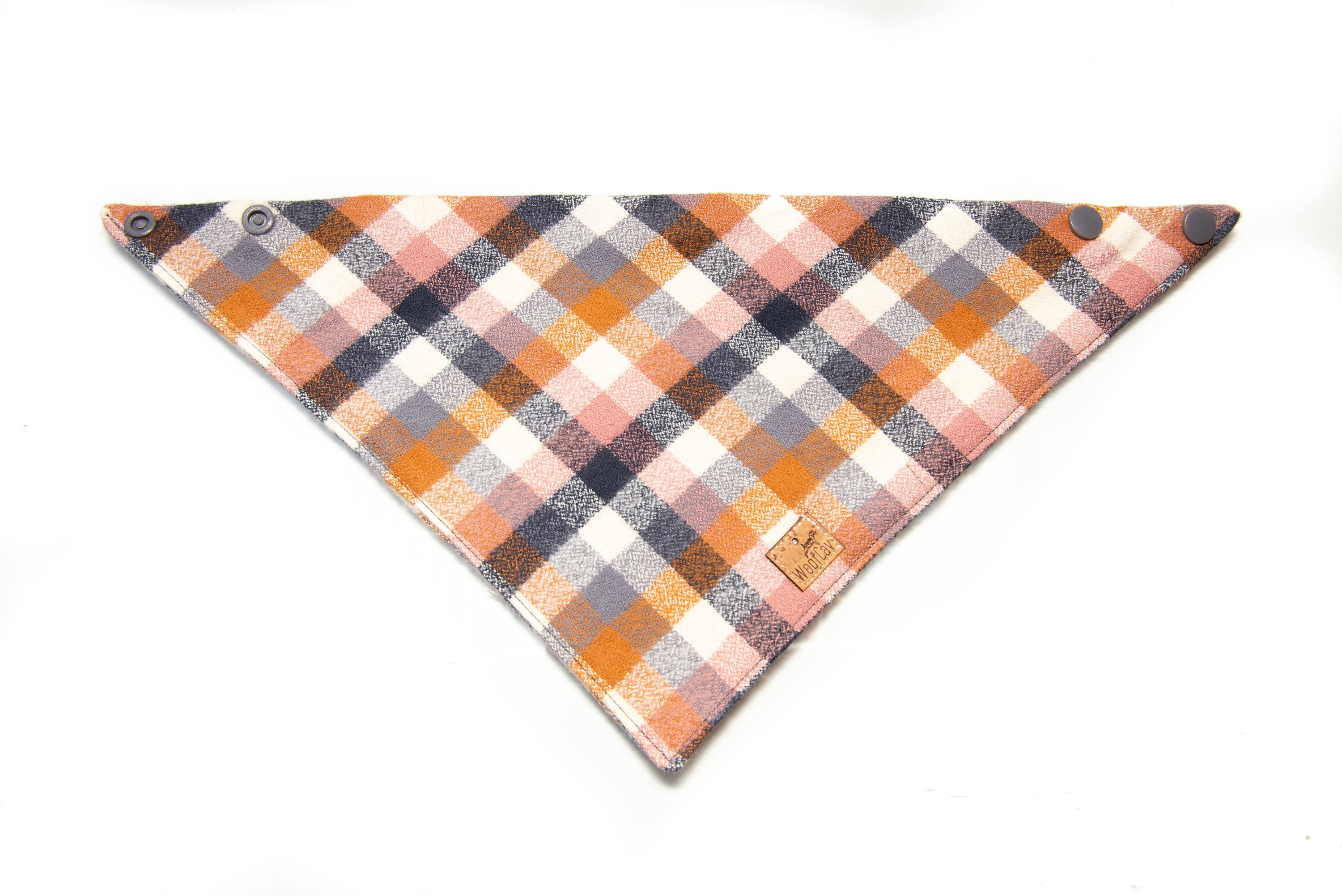 Muskatnuss plaid personalisierte Hund Bandana rosa tan weiß Etsy