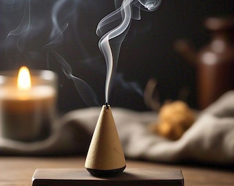 Conos de incienso de la Diosa Verde, ritual pagano artesanal, meditación wicca