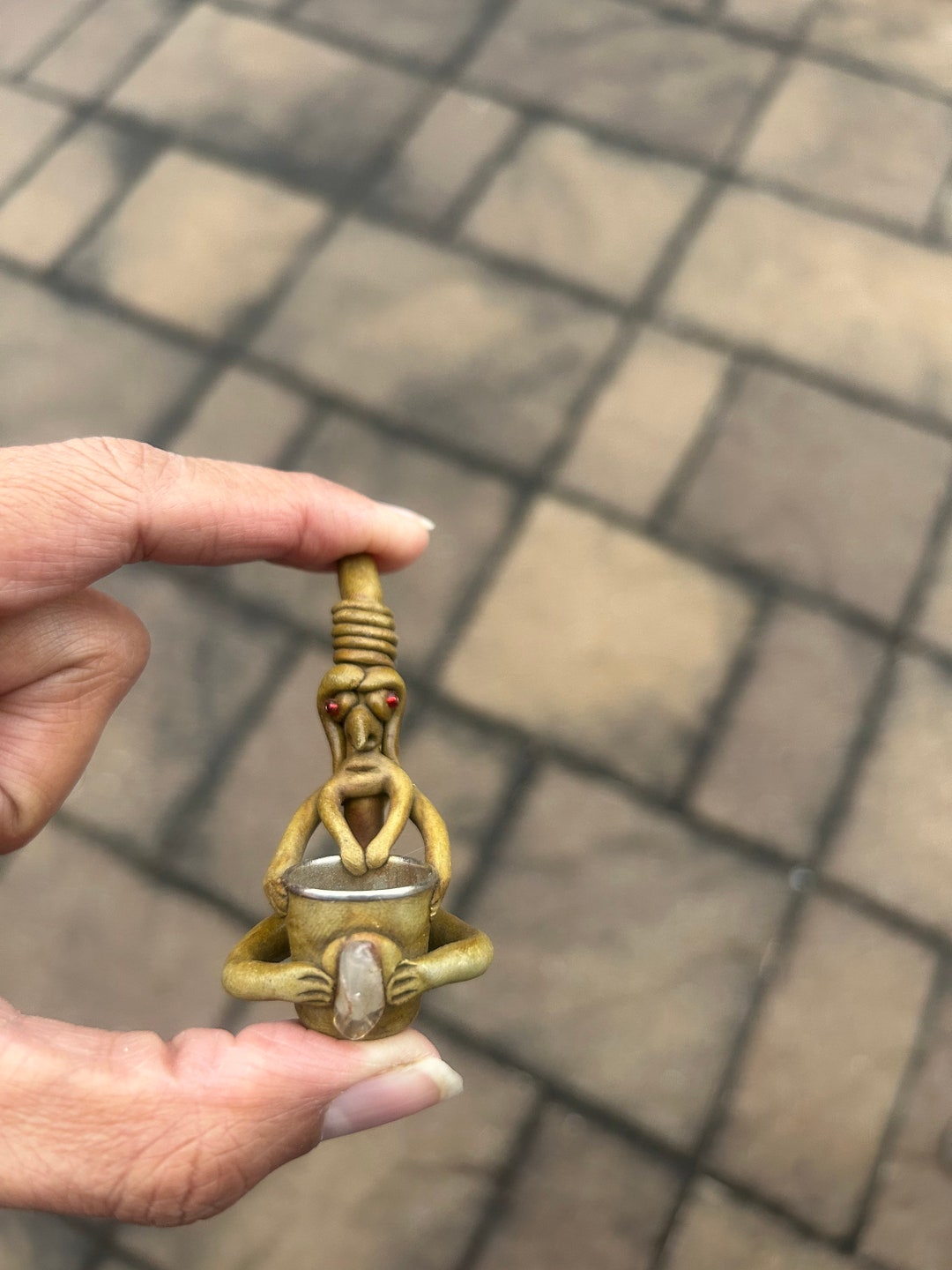 Peruvian Natural Gem Stone Smoking Pipe, Handmade Stone Pipes, Pipes