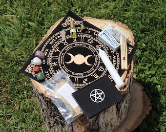 Mystery Witchcraft Box, Wiccan Starter Kit, Crystal Confetti Scoop