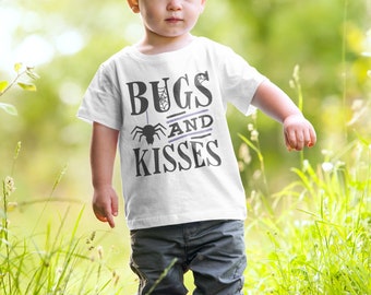 bugs and kisses... Kids and Toddler Halloween Shirt