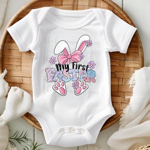 My First Easter Adorable Easter Onesie for Your Little Bunny | 1st Easter Baby Outfit |baby girl Easter outfit | baby boy Easter outfit