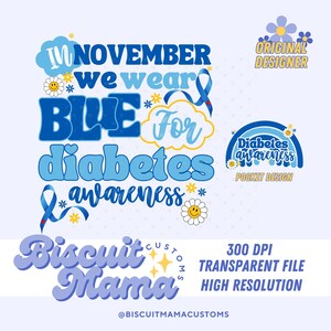 Diabetes Awareness png design, Juvenile Diabetes Awareness png, Diabetes Warrior Advocate