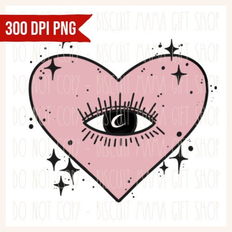 Protect Your Energy PNG Pink Evil Eye DTF File Protect Your Etsy