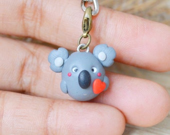 Koala keychain personalized handmade gift