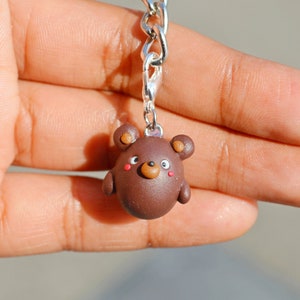 Bear keychain / cute animal keychain / kawaii animal jewel / Bag jewel / ideal unisex gift / Christmas gift