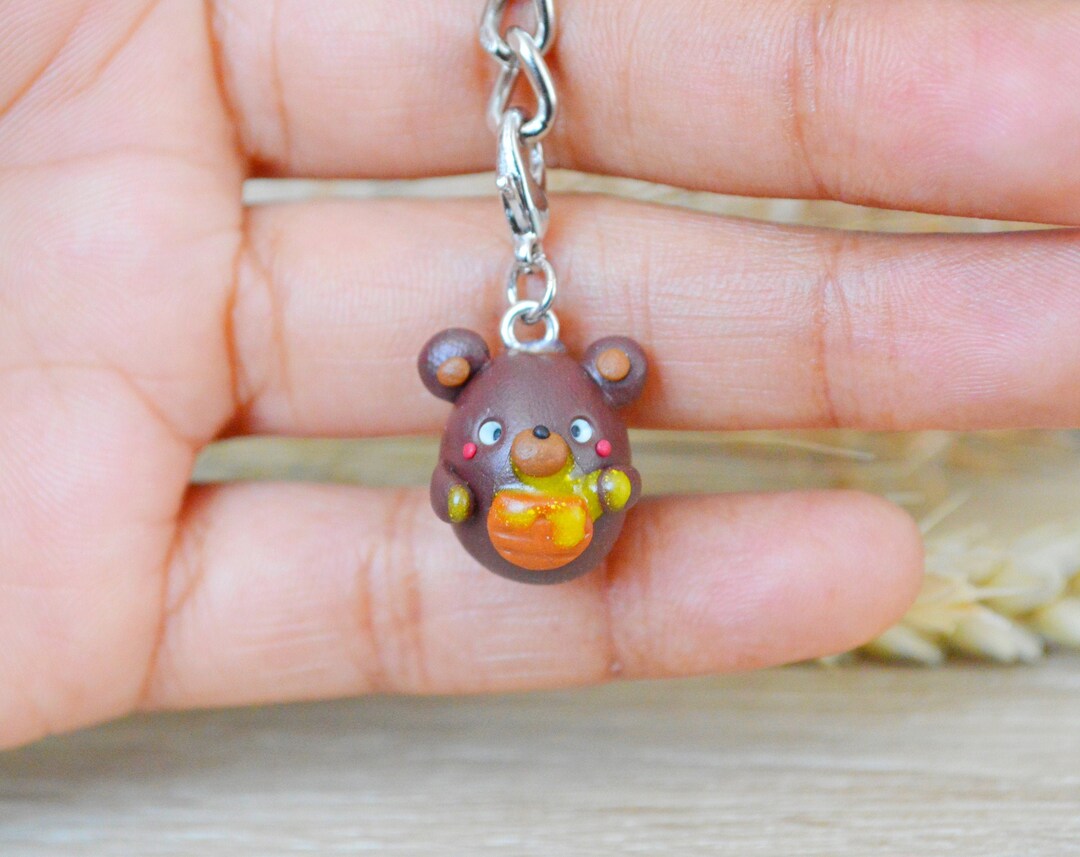 Key Rings Animal Design Bear Key Ring / Cute Animal Key Ring / Kawaii Animal Jewel / Bag Jewel ...
