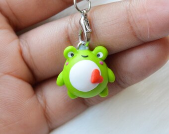 Frog keychain / cute animal keychain / kawaii animal jewelry / bag jewelry / ideal unisex gift / Christmas gift