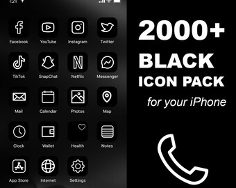 Black Icon Etsy
