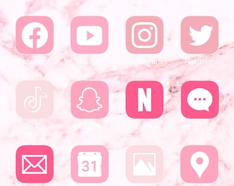 Ios 14 App Icons Aesthetic Iphone Homescreens By Brontzstudio - light pink roblox app icon