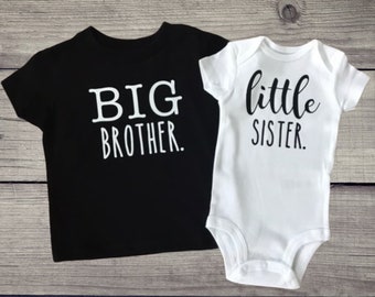 Sibling Shirts, big brother, little sister, big sister, little brother