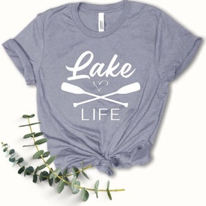 Lake Life T-Shirt | Fun & Cute Unisex T-Shirt | Cottage | Cabin | Boat | Campfire | Hostess Gift