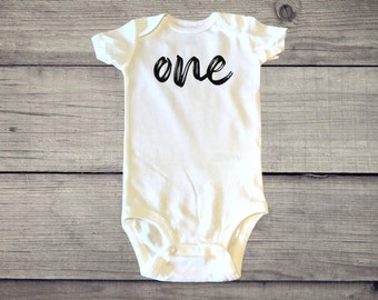 First Birthday Onesie, first birthday, shirt, cake smash, one