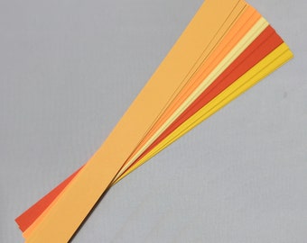 Paper Strips for Arts & Crafts. Pastel Color Paper Strips. Size is 1x 11  . Quantity is 50 Strips