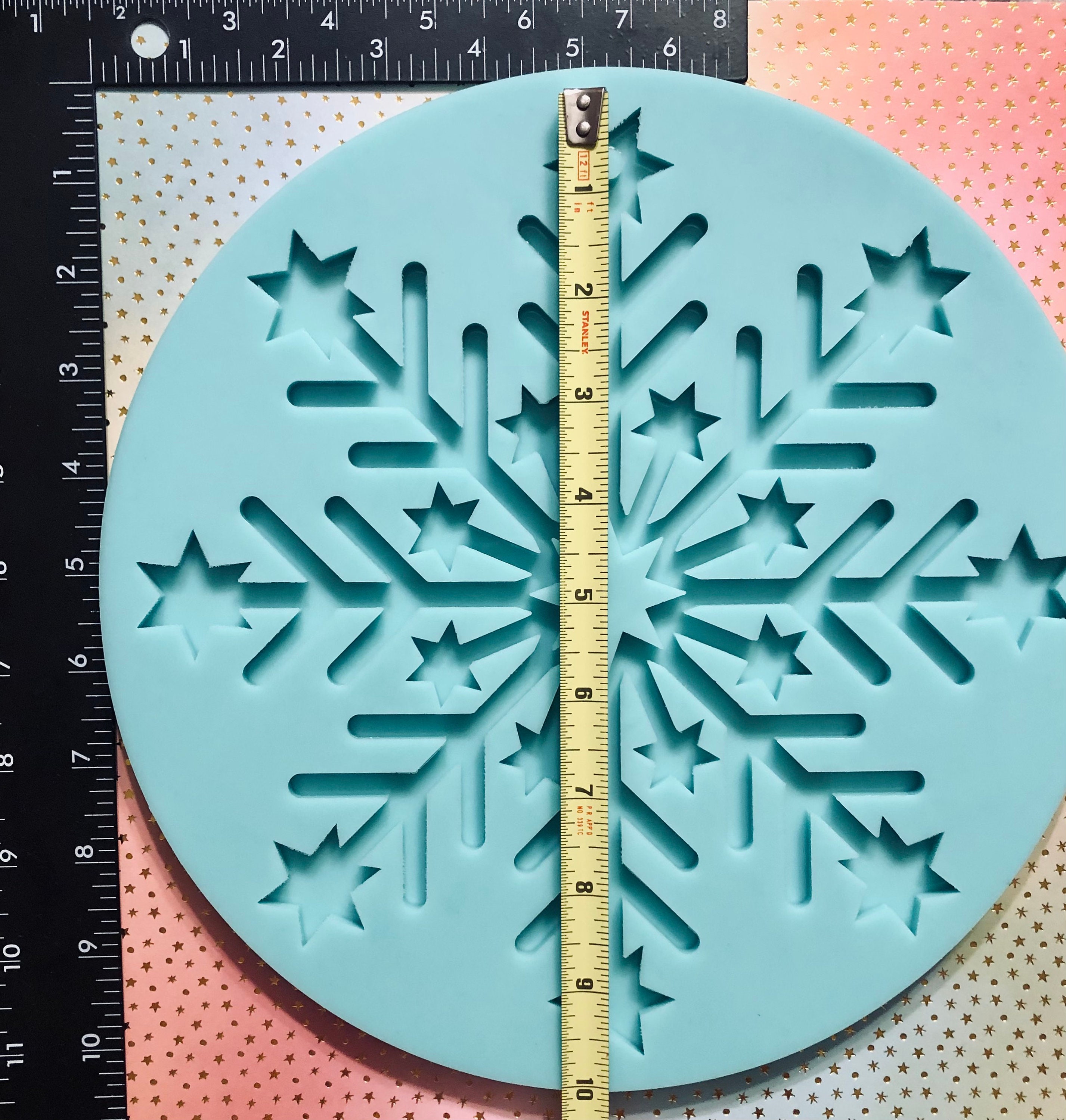 Giant Snowflake Silicone Mold - 9.75 Inches - DIY Ornaments, Diy Christmas  Decor - Etsy Australia