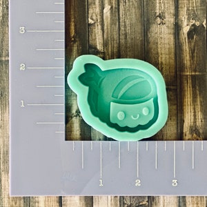 Large Nigiri Sushi  backed shaker silicone mold for resin, DIY keychain
