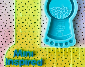 かわいいガムボールシリコンシェイカー型、エポキシ樹脂用シェイカービット付き - DIYキーホルダー、DIYマグネット、ギフト