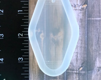 Retro Hotel 3” Keychain Silicone Mold - Translucent Silicone UV cure resin