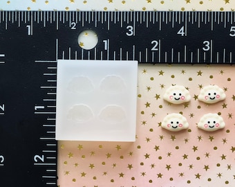 ミニ餃子 - シェイカービット、小さなカボション、DIYチャーム、エポキシ樹脂UV樹脂用のDIYイヤリングシリコンモールド