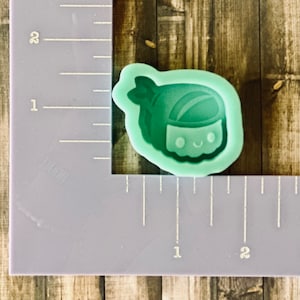 Small Nigiri Sushi  backed shaker silicone mold for resin, DIY keychain