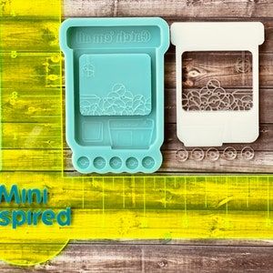 Claw machine Silicone Shaker Mold with shaker ball-bits - Claw Machine Shaker - DIY keychain for use with epoxy resin