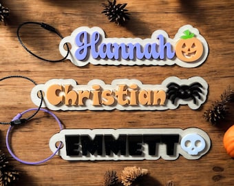 Halloween Boo Basket Tag, Trick-or-Treat Bag Tag, Custom Halloween Gift Tag, Halloween Name Tags, Boo Basket Filler, Halloween Stuffers,