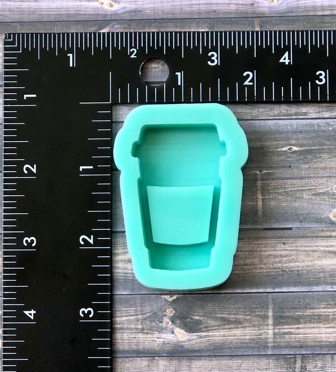 Coffee cup shaker mold for resin DIY Keychain Etsy