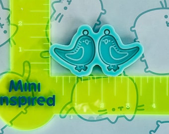 エポキシ樹脂用鳥のイヤリングシリコン型