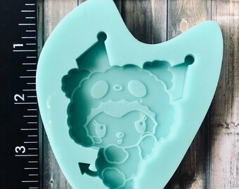 樹脂用バニーシリコン非シェイカー型 - DIYキーホルダー