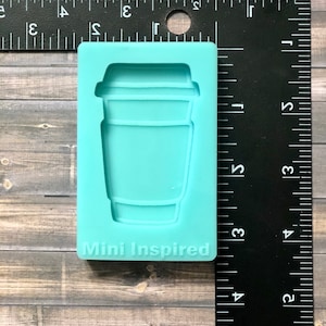 2.5” Coffee Cup non shaker mold - DIY keychain