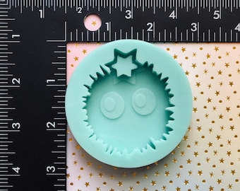 Silicone mold for resin - fuzzy monster mold