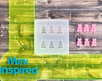 UVレジン用ミニグミベアシリコンモールド