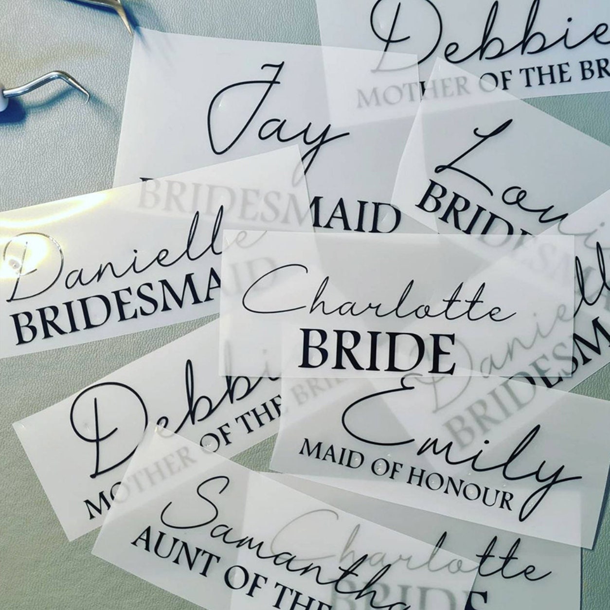 Custom Wedding Sticker Vinyl Decal Sticker for Wedding Etsy Canada