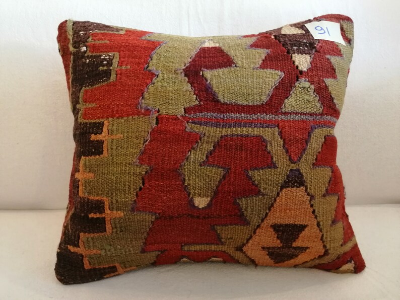 Pillow Cover Cushion Cover Ethnic Pillow Bohemian Pillow,Turkish Kilim Pillow DECORAT\u0130VE P\u0130LLOW 16x16 inch