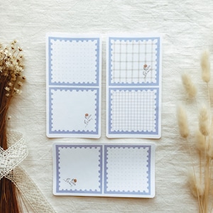 Set di adesivi per blocchi note | Adesivi per blocco note, adesivi per bullet journal, adesivi per album, adesivi a righe e a scacchi, adesivi estetici