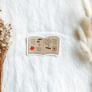Adesivo fustellato "Vecchio libro" | Adesivi estetici, Bullet Journal, Adesivi per planner, Album di ritagli, Diario di viaggio spazzatura, Adesivi autunnali, Libro