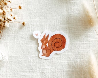 Die-Cut Sticker "Squirrel" | Aesthetic Stickers, Bullet Journal, Planner Stickers, Scrapbook, Junk Travel Journal