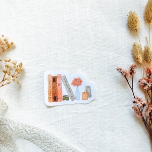 Adesivi fustellati "Libri" | Adesivi estetici, Bullet Journal, Adesivi per planner, Album di ritagli, Junk Journal, Diario di viaggio, Adesivi per libri