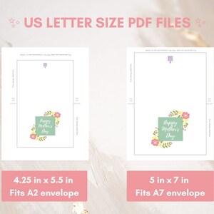 Printable Mother's Day Card - Instant Download PDF Card - Happy Mother ...