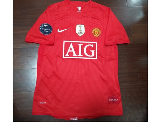 ronaldo cr7 manchester united vintage jersey shirt