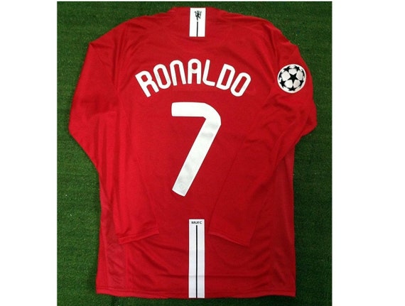 ronaldo manchester united vintage jersey shirt vin