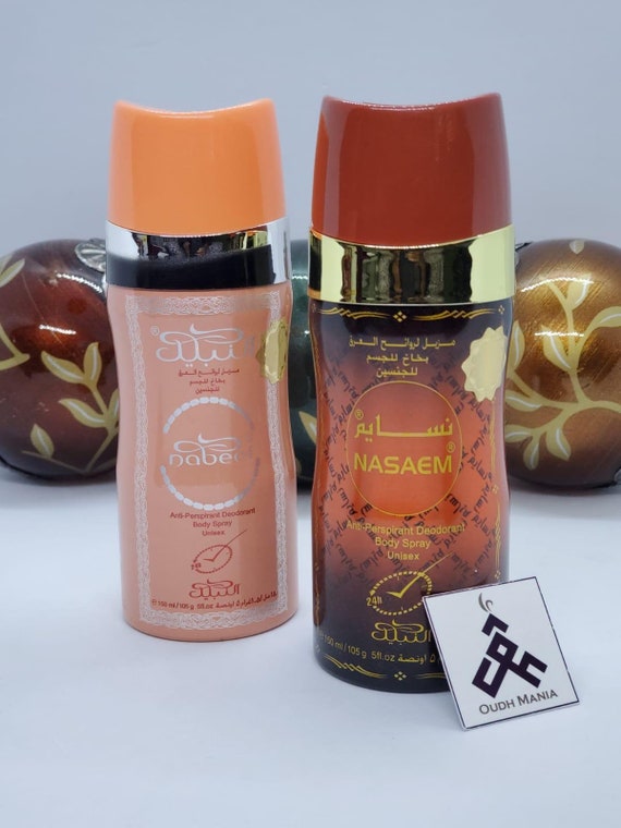 Nabeel Original Touch Me Black Tajebni Nasaem Incense Body Spray
