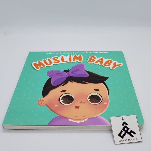 Muslim Baby Book | Children's Board Book, Muslim Kids Book, Islamic Book, Muslim Education  by Little moon tales