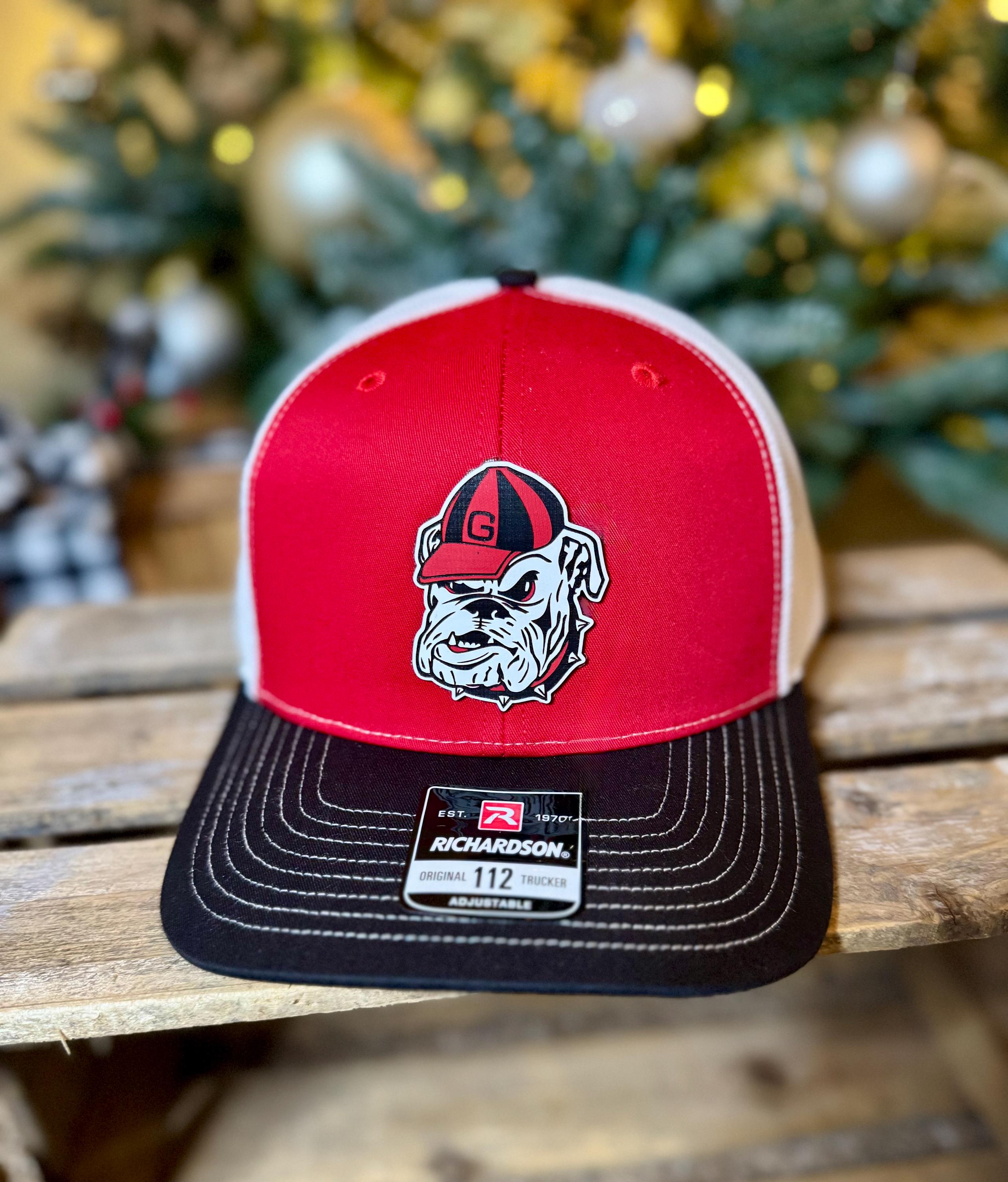 University of Georgia Bulldogs Vintage Patch Hat 1964 2015 UGA Dawgs  Trucker Hat/ Snapback