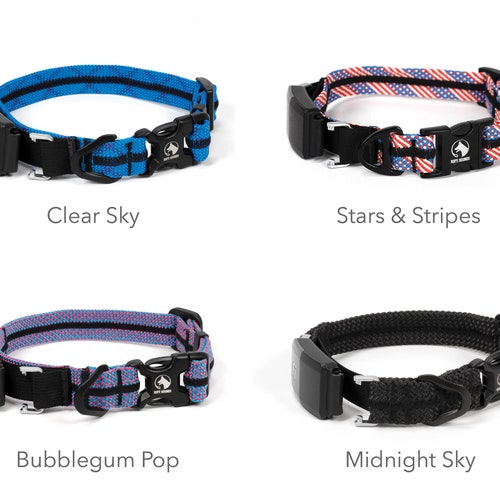 Fi Compatible Dog Collar 14 Styles Laminated Cotton Water Etsy